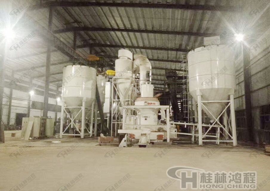 方解石磨粉機，雷蒙磨粉機，600目重鈣粉設備，HC1700擺式磨