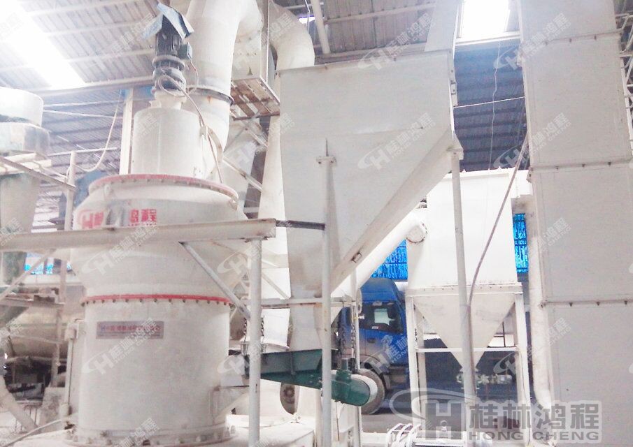 HC1300，325目錳礦石磨粉設備，錳礦石雷蒙磨粉機配置方案