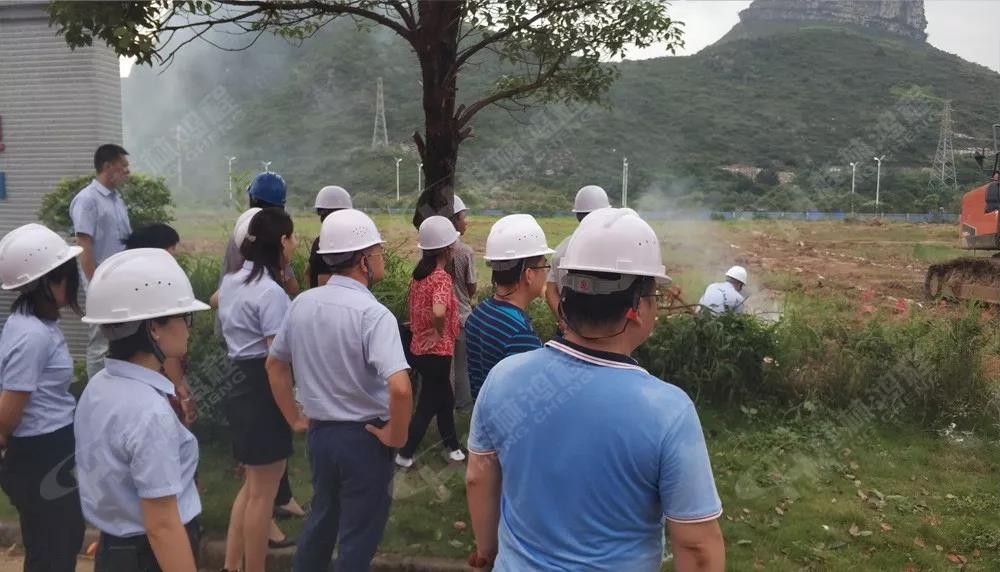 桂林鴻程機電設(shè)備有限公司廠區(qū)2#生產(chǎn)廠房開工大吉！
